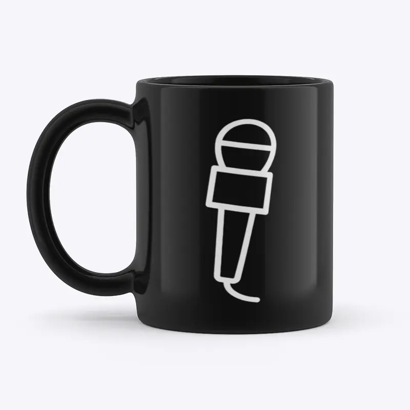 Anthony On Air Black Mug